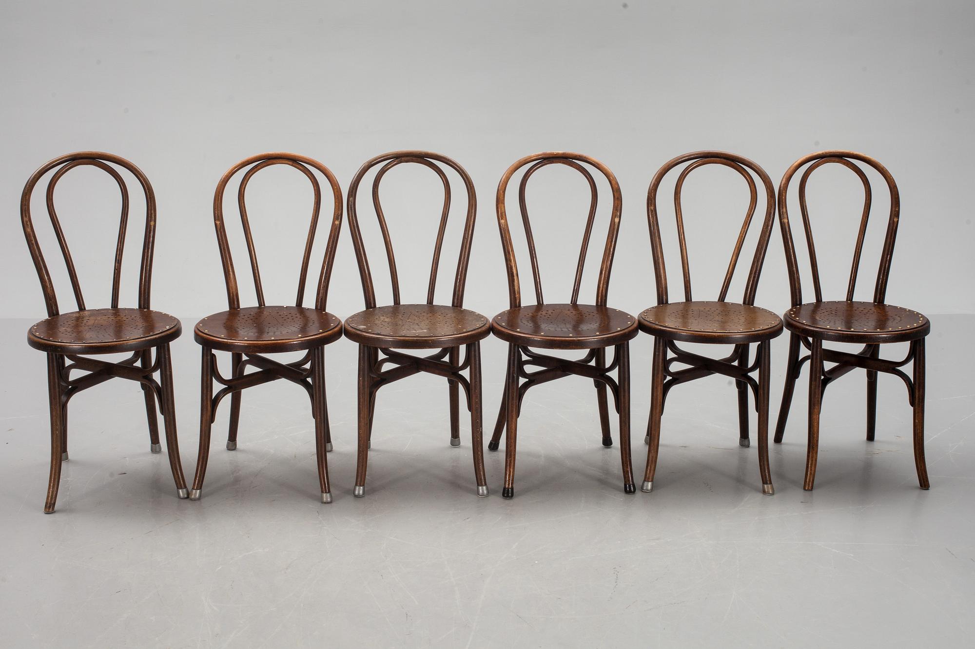 STOLAR, 6 st, Thonettyp, 1900-talets första hälft.