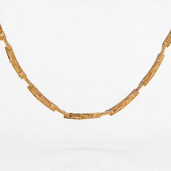 Björn Weckström, kaulakoru "Tunturi", 14K kultaa. Lapponia 1973.