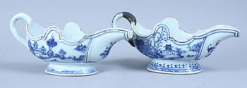 SNIPOR, 2 st, porslin, Kina, Qianlong, 1700-tal.