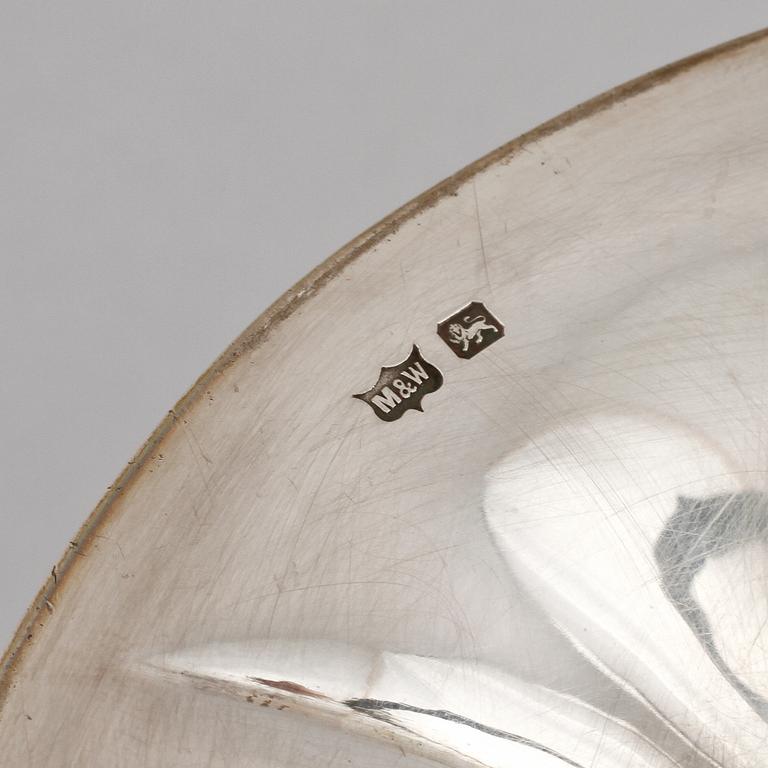 TEKÖK PÅ RECHAUD, silver, Mappin Webb, Sheffield, England, 1908. Vikt 1 280 g.