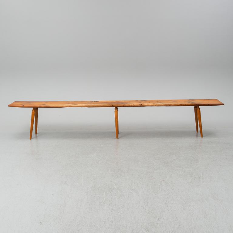 A pine bench, first half of the 20th Century.