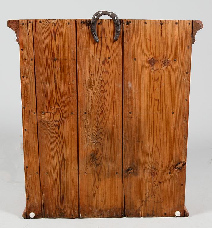 HÄNGSKÅP/ÖVERSKÅP, allmoge, 1800-tal.