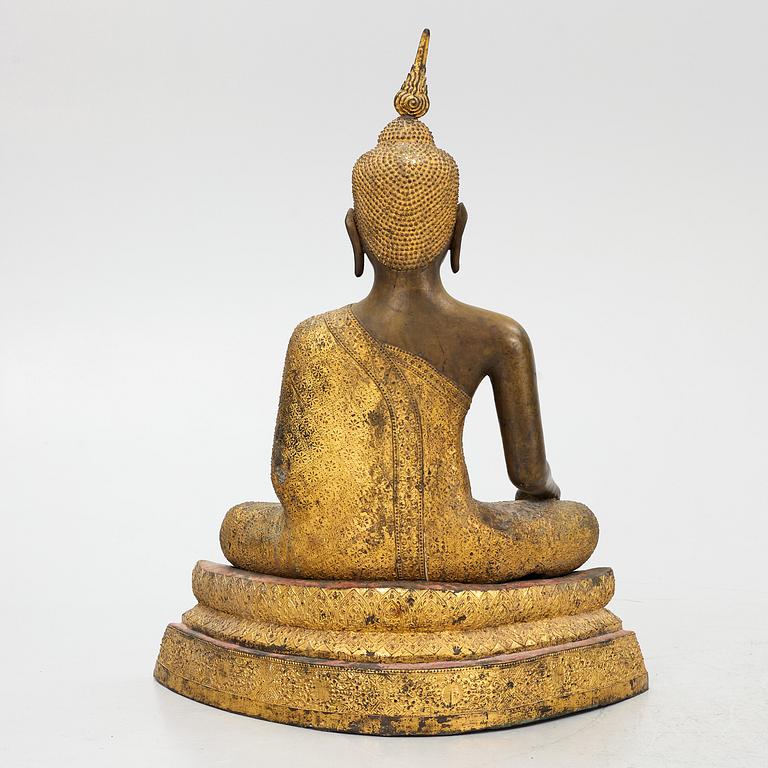 Budda, brons, Thailand, 1900-tal.