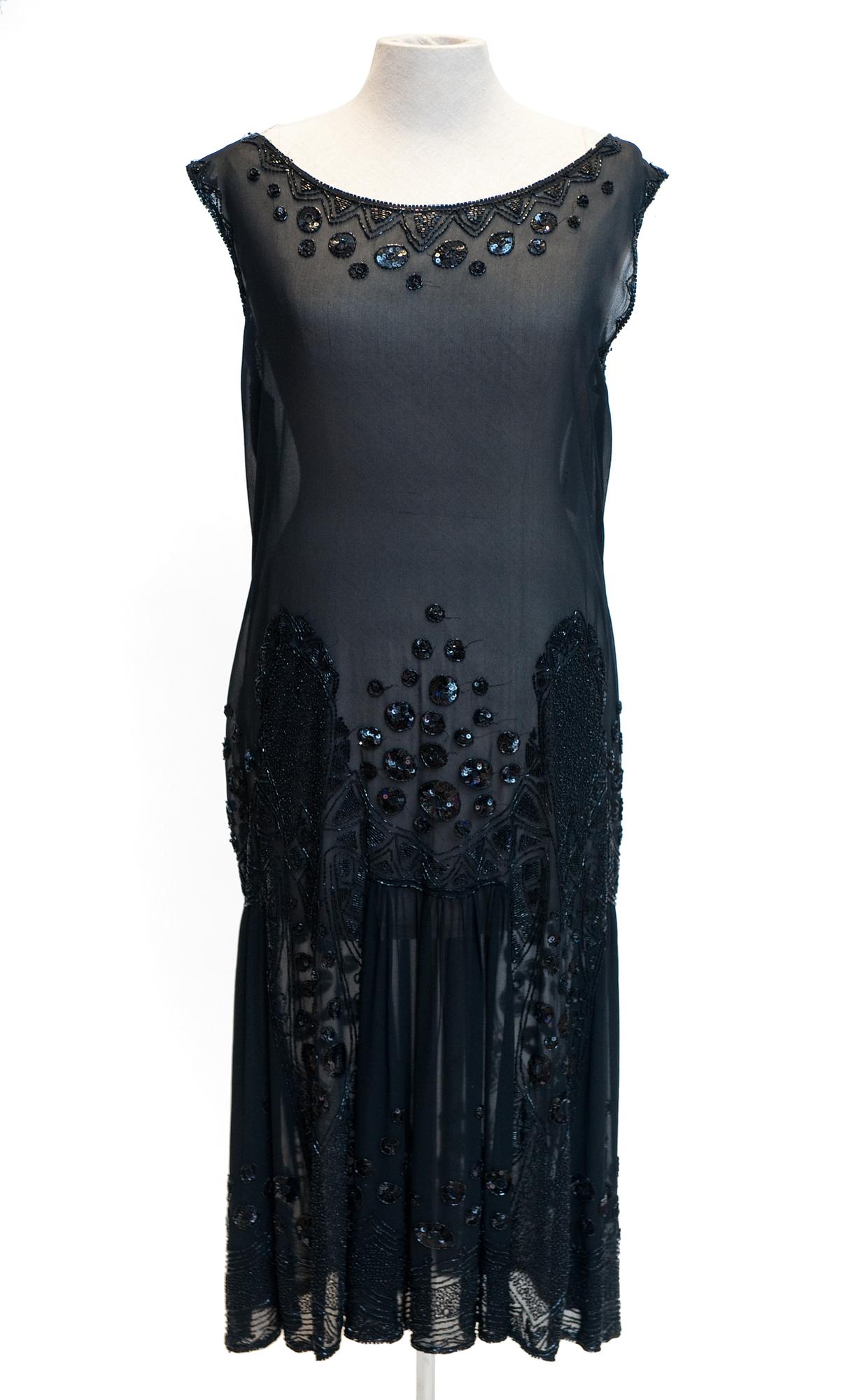 KLÄNNING, 1920-talsmodell, Frankrike.