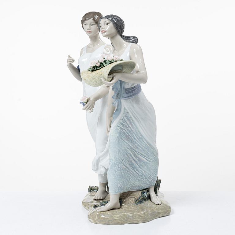 José Luis Santes, figurin, "Summer roses", Lladró, Spanien.