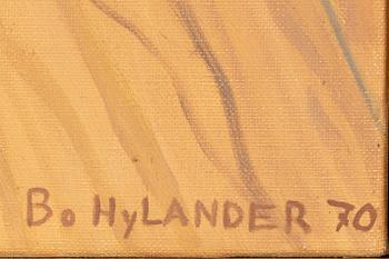 Bo Hylander, olja på duk, signerad och daterad -70.