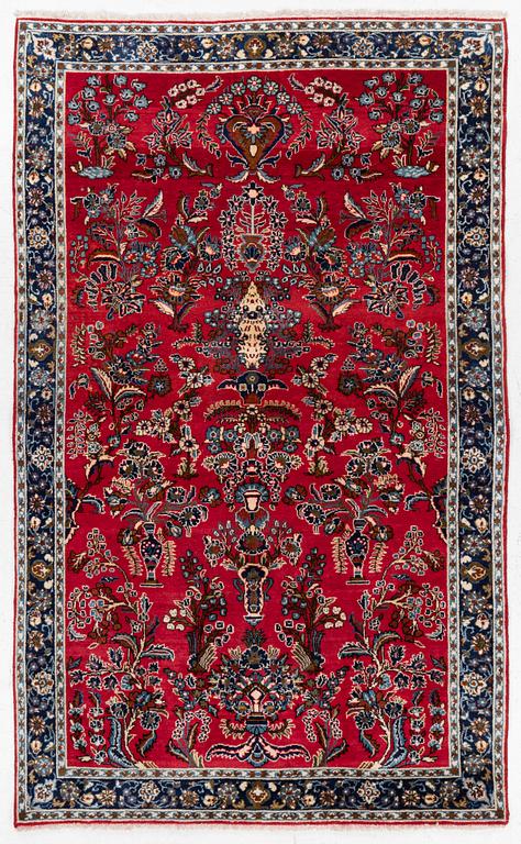 Carpet, Isfahan, approx. 260 x 160 cm.