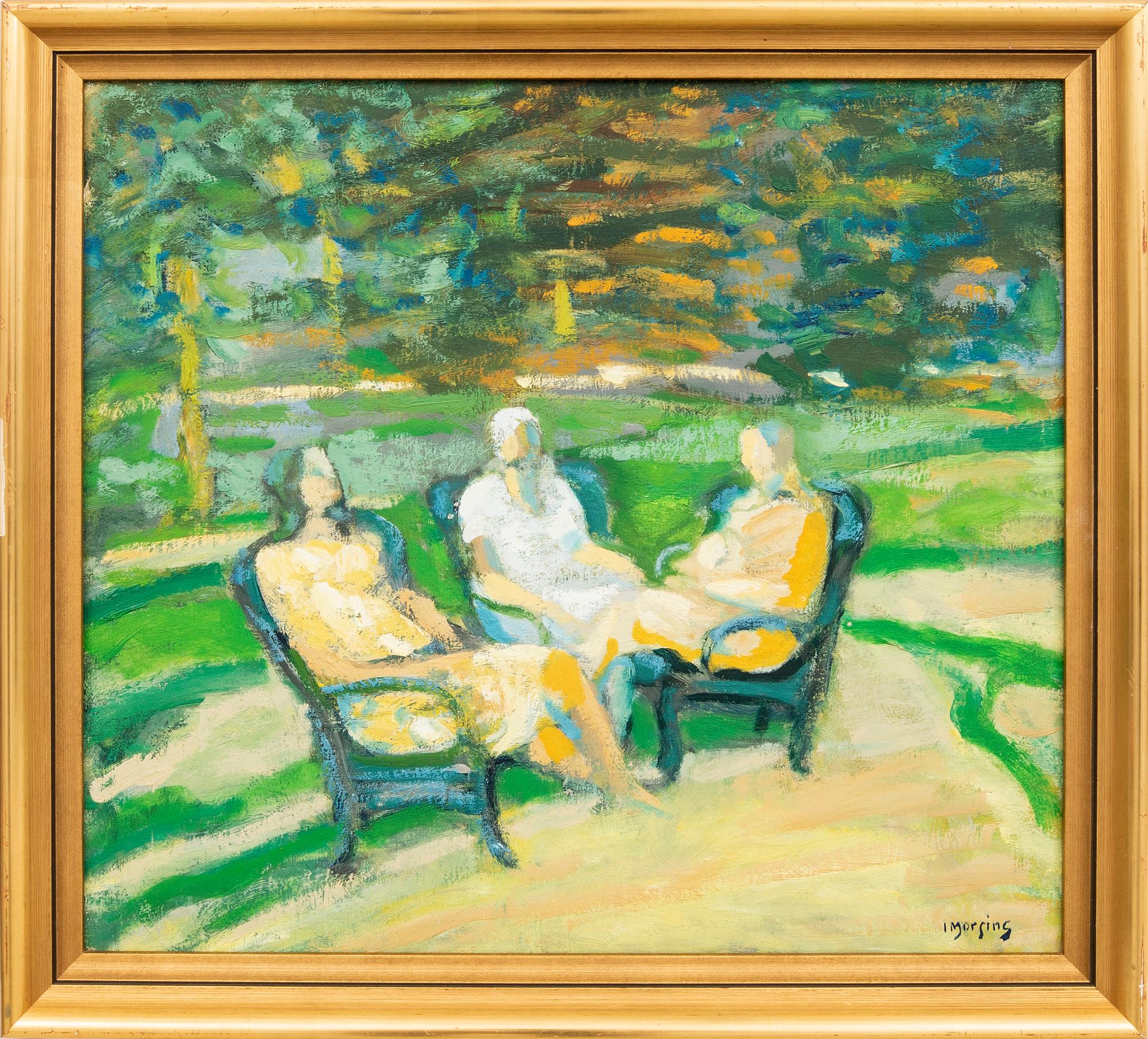 Ivar morsing, oil on canvas laid on panel, signed.