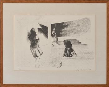 OLA BILLGREN, litografi, signerad, daterad -66 samt numrerad 108/450.