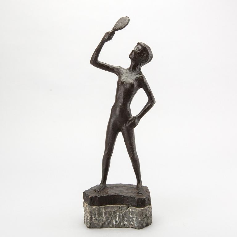 AXEL OLSSON, skulptur brons, signerad.