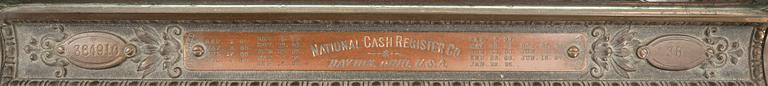 Kassaapparat modell 38, National Cash Register Co, Dayton Ohio USA 1903.