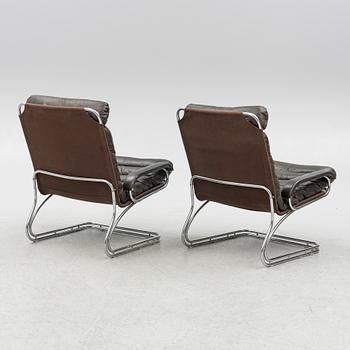 A pair of easy chairs, Thams Kvalitet, 1970s/80s.