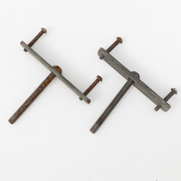 Harald Notini, a pair of ceiling lamps, model "11321", Arvid Böhlmarks Lampfabrik, 1940s.