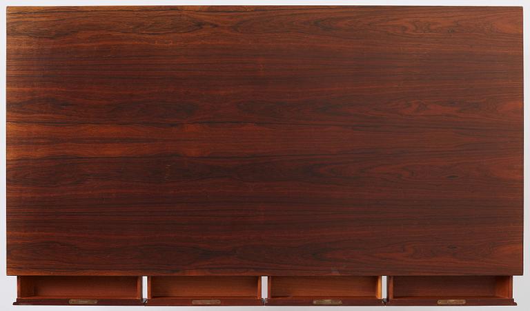 Severin Hansen, a palisander desk, Haslev Møbler, Denmark 1960s.