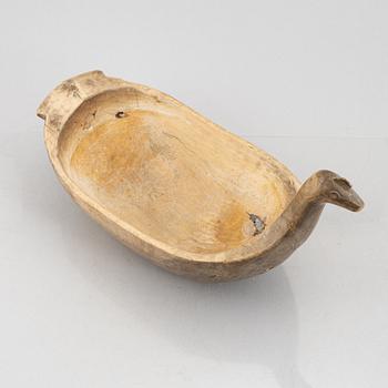 A folk art beer goose, Sweden, dated 1850.