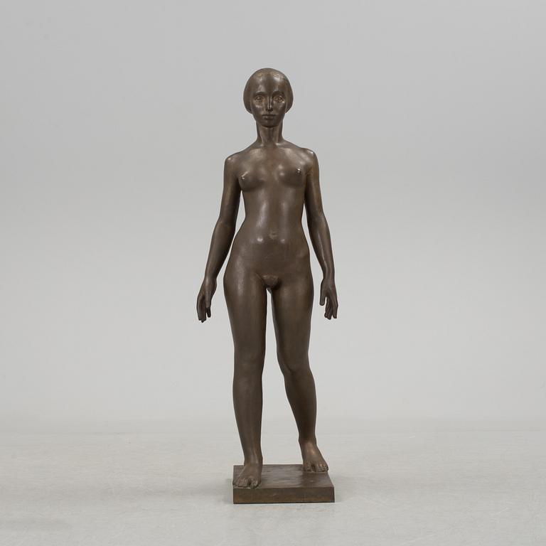 NILS SJÖGREN, Sculpture. Bronze, height 131 cm. Signed and dated 1950. Foundry marks Herman Bergman Fud.