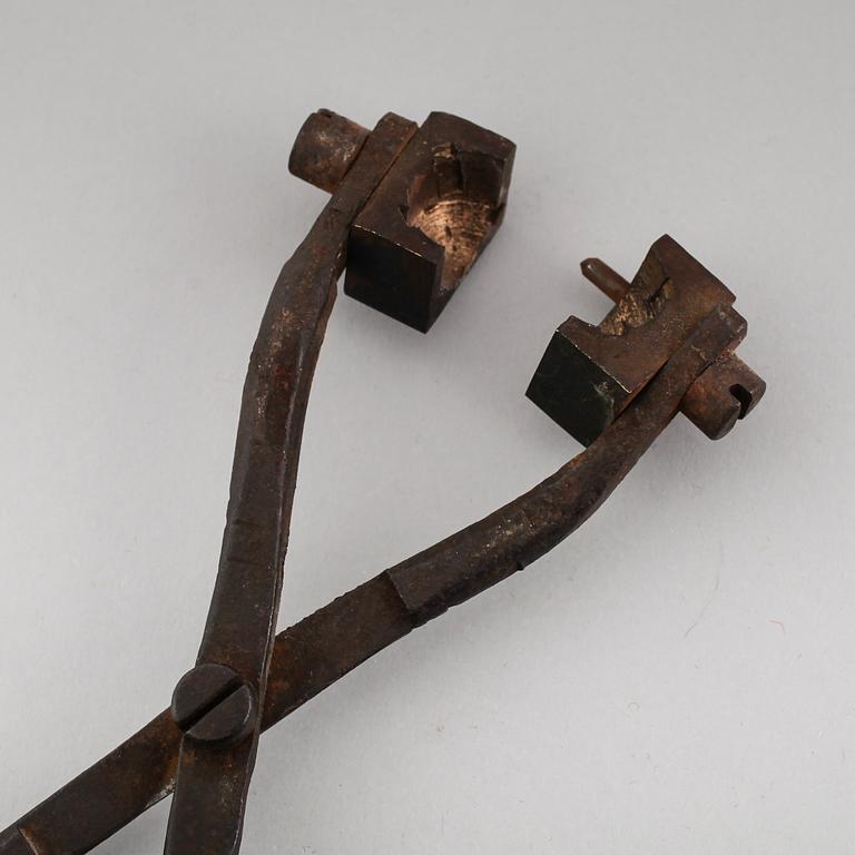 KRUTHORN, 3 st samt KULTÅNG, 1800-tal.