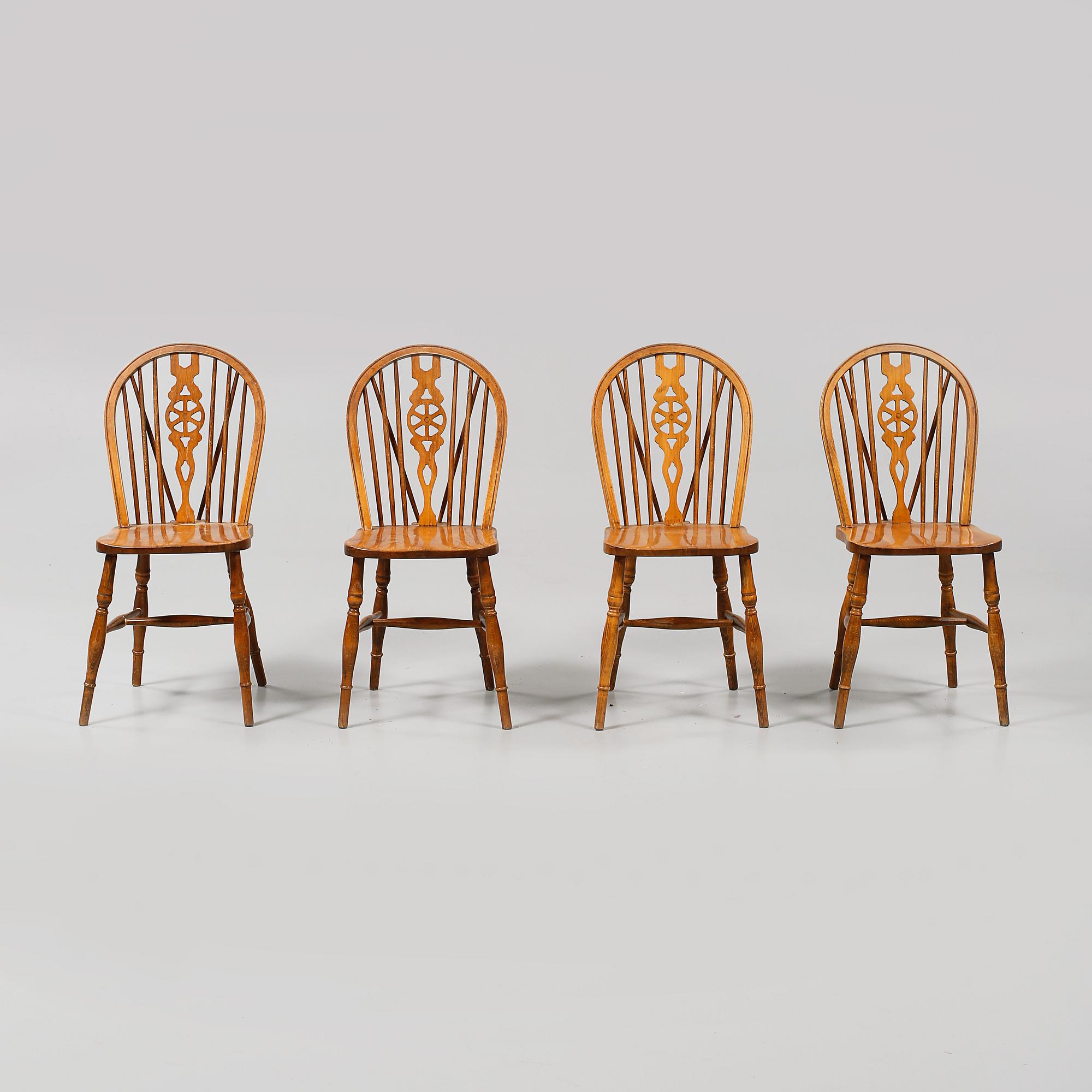 STOLAR, 4 st, Windsormodell, omkring 1900-talets mitt.