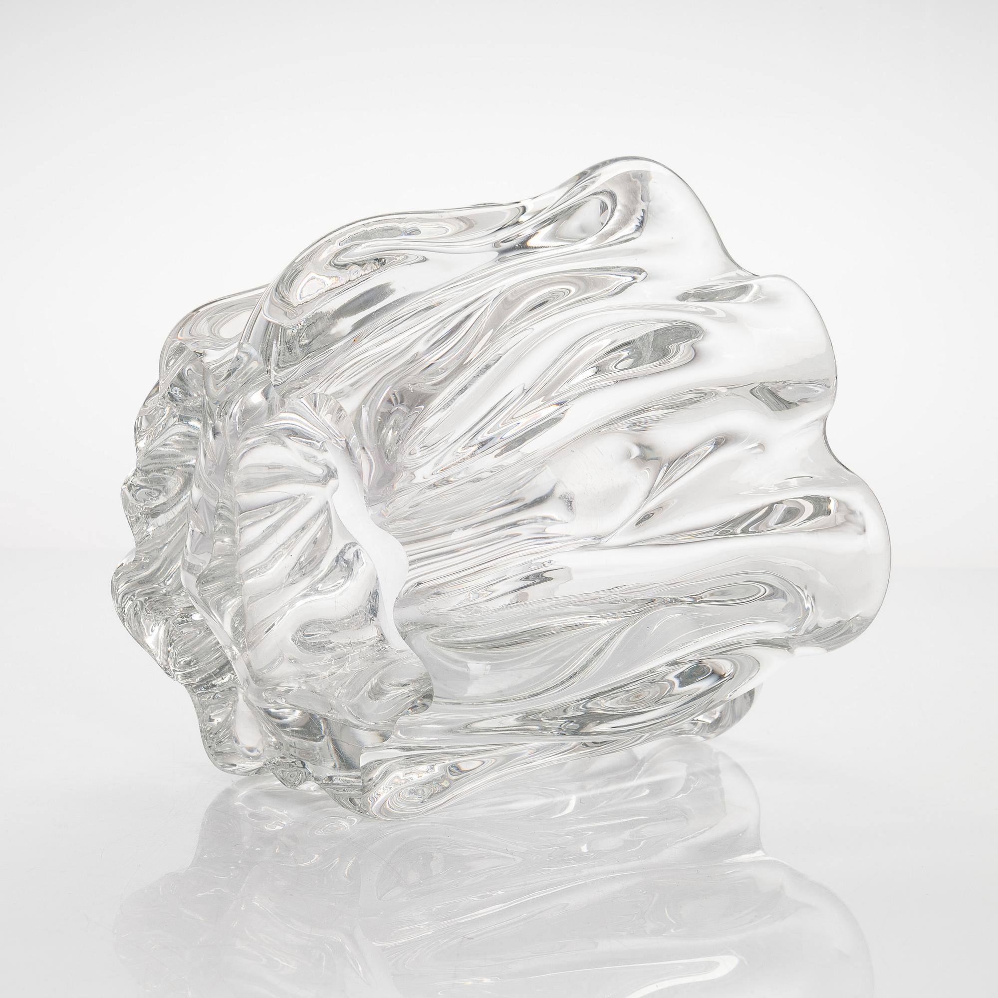 Tapio Wirkkala, A 'Kalvolan kanto' glass vase, signed Tapio Wirkkala - 3241.