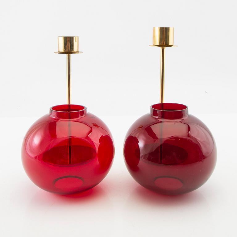 Hans-Agne Jakobsson, ljusstakar 2 st  Markaryd sent 1900-tal.