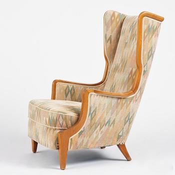 Elias Svedberg, a rare "Eftermiddag" (Afternoon) armchair, Nordiska Kompaniet, Sweden, ca. 1937.