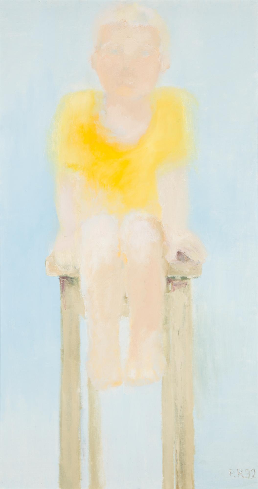 Piret Rohusaar, oil on canvas, signed and dated -92.