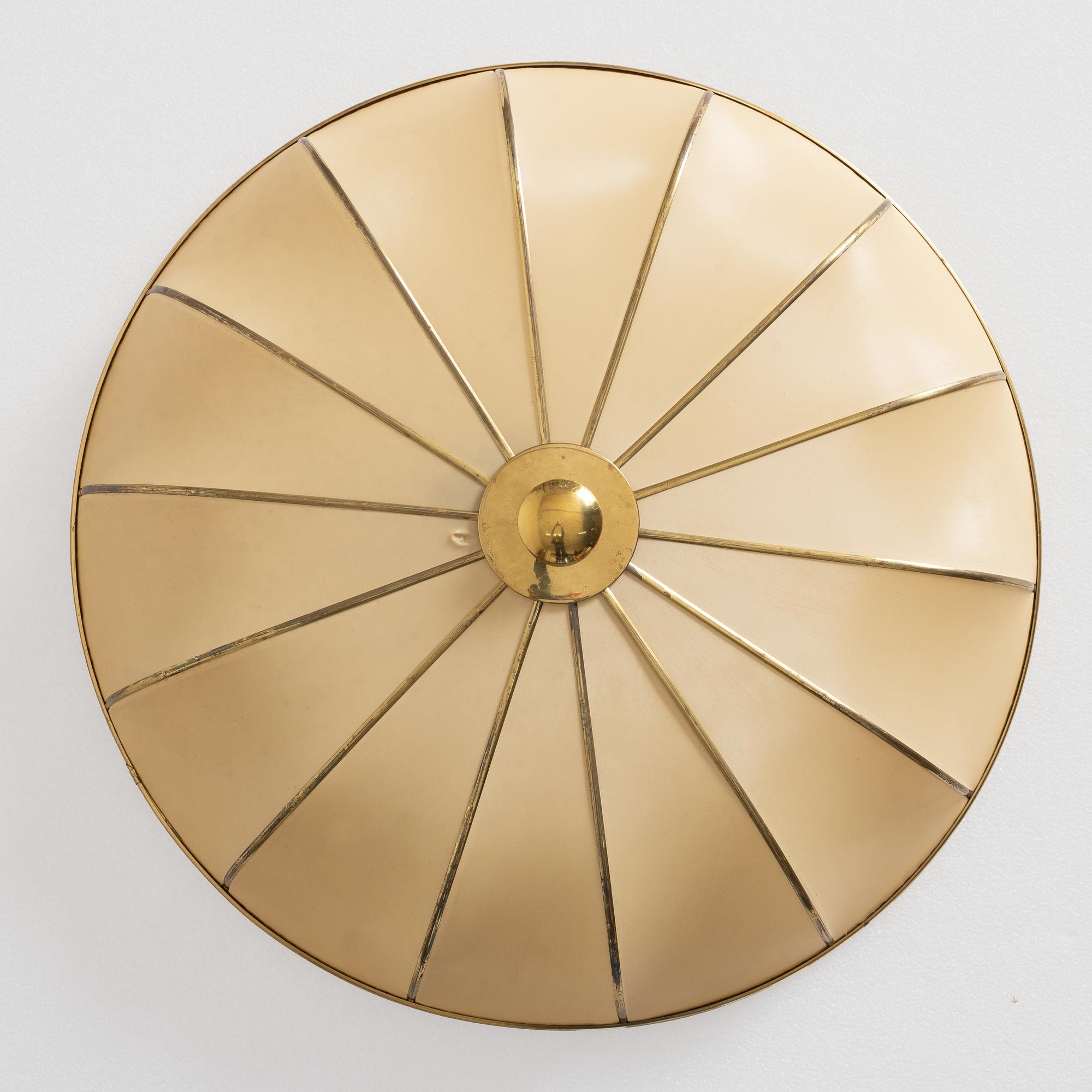 Ceiling lights, a pair, second half of the 20th century.