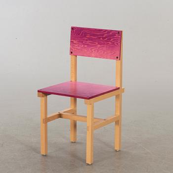 FREDRIK PAULSEN, "Röhsska"Designbaren, stol, Blå Station 2020, Stol 67/102.