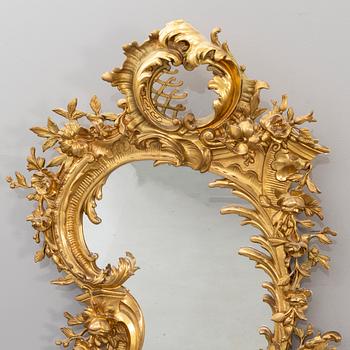 Spegel, nyrokoko, 1800-talets senare del.