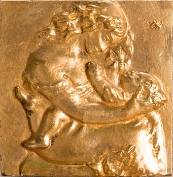 WÄINÖ AALTONEN, A gilt plaster relief, signad and dated 1936.