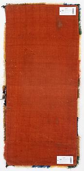 Åkdyna, rölakan, ca 47 x 104 cm sydvästra Skåne, Oxie eller Skytts härad, tidigt 1800-tal.