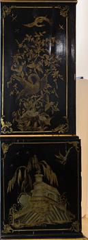 An early 18th century Chinese style cupboard.