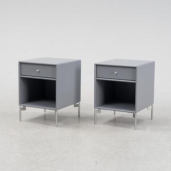 Peter J. Lassen, a pair of bedside tables from Montana, Denmark.