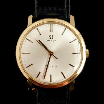 ARMBANDSUR, 14 k guld, Omega, Geneve.