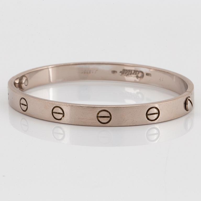 Cartier armband "Love" 18K vitguld.