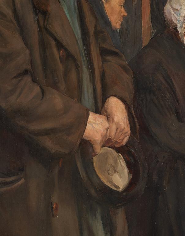 Carl Wilhelmson, "Under mässan. I St. Germain des Près" (At mass. In St. Germain des Près).