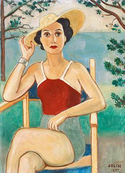 56. Einar Jolin, "Clo i baddräkt" (Clo in a bathing suit).