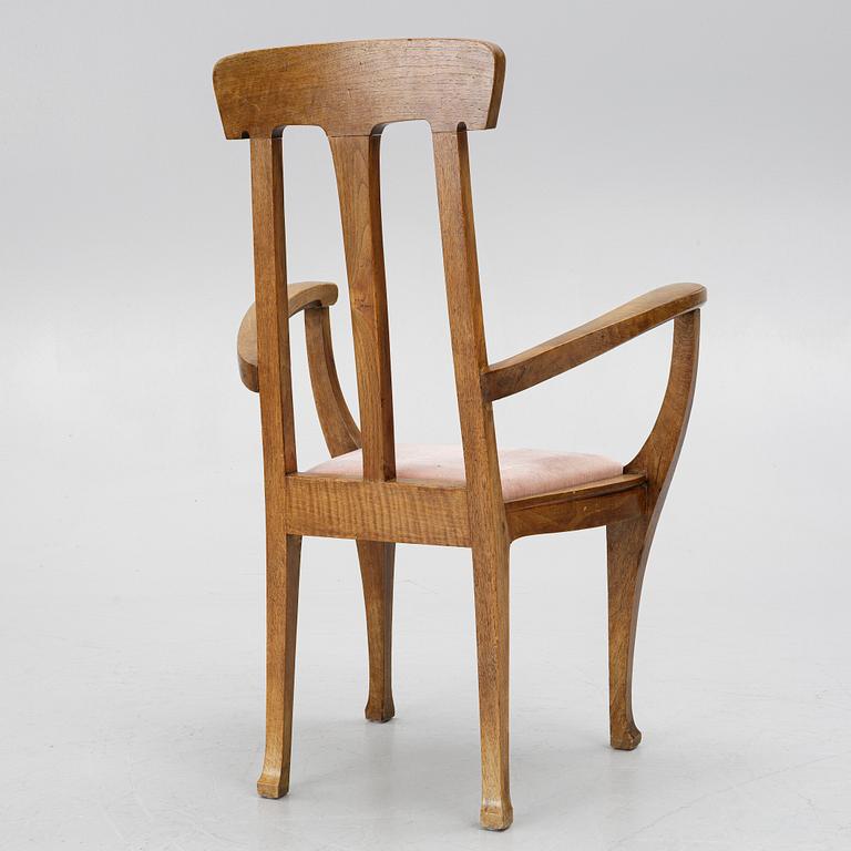 Jugend/Art Nouveau, Armchair, early 20th century.