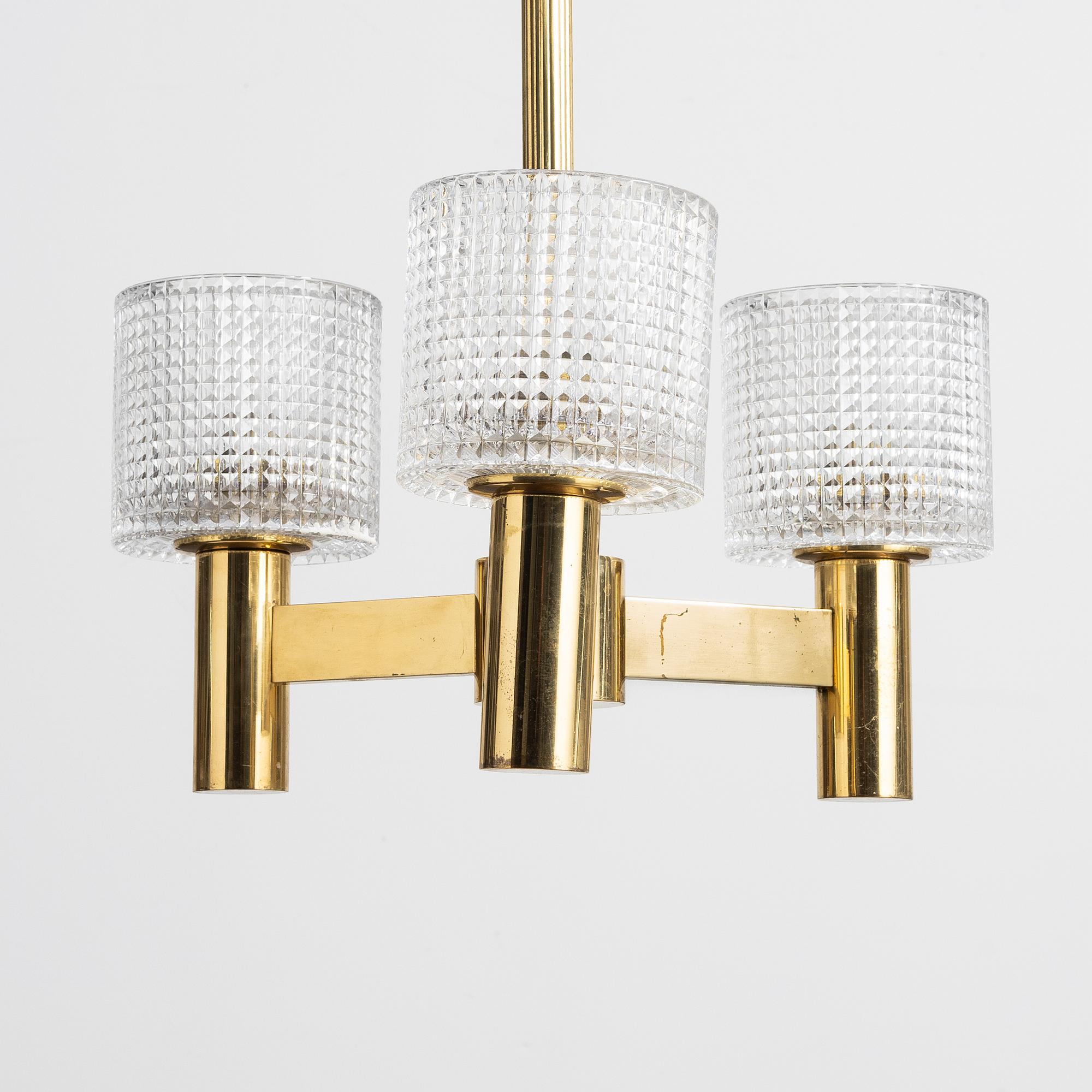 A Ceiling lamp, mid-20th century.