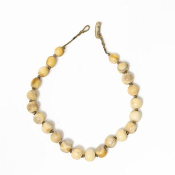 Sune Enoksson, a collection of seven pieces of jewellery, renindeer antler.