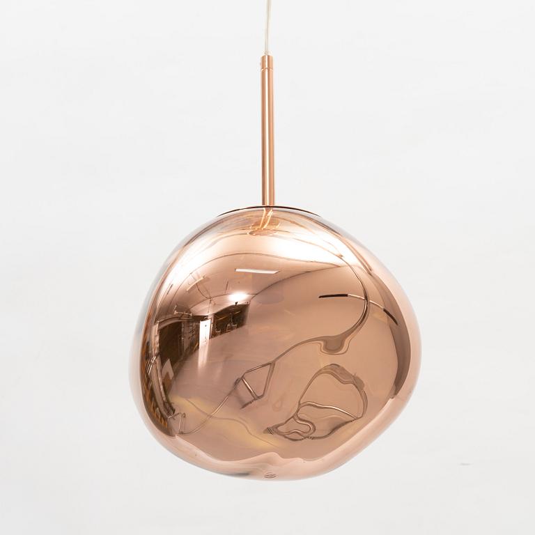 Tom Dixon, a 'Mini Melt pendant' ceiling lamp, designed in 2014.
