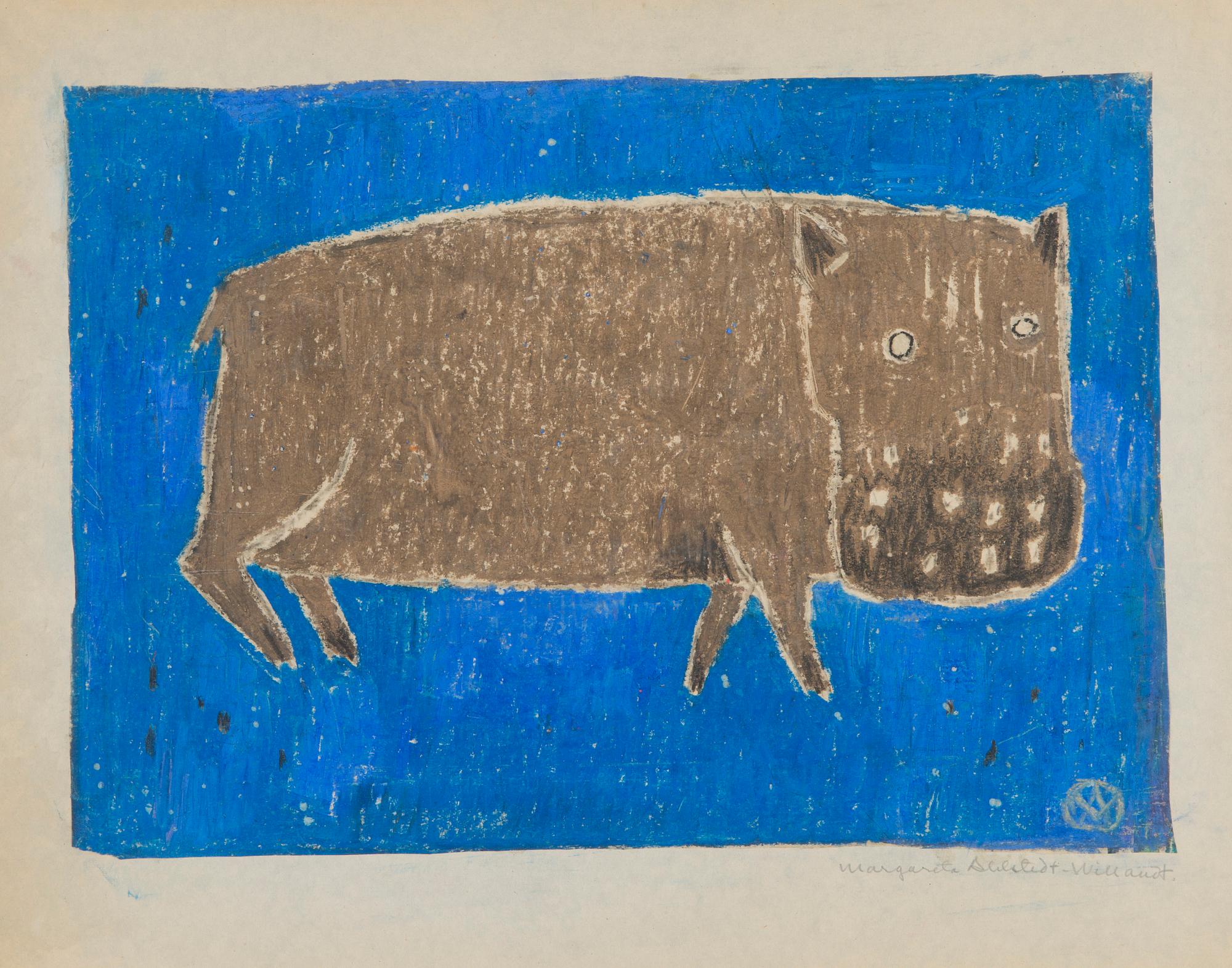 Margareta Ahlstedt-Willandt, "Flodhäst".