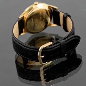 ARMBANDSUR, herr, 18 k guld, Zenith, 1900-talets andra hälft. Total vikt 37 g.