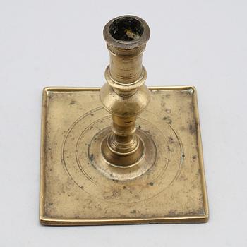 LJUSSTAKE, brons, 1600-tal.