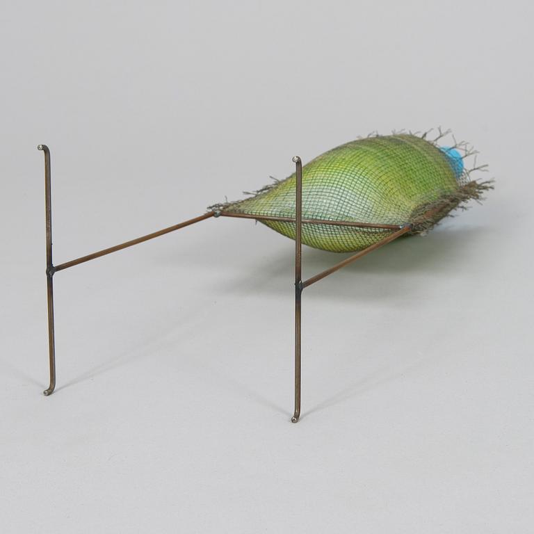Markku Salo, a glass sculpture, signed Markku Salo Nuutajärvi Notsjö 1991.