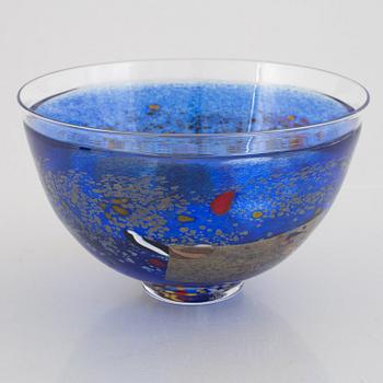 Bertil Vallien, skål, glas, Kosta Boda.