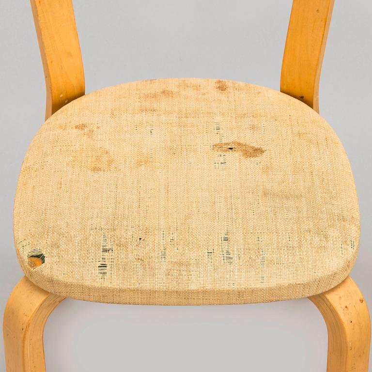 Alvar Aalto, A set of five late 20th century '69' chairs, for Artek, Finland.