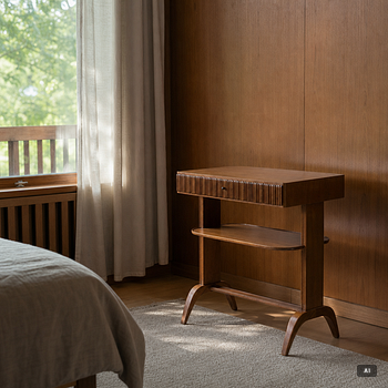 Nordiska Kompaniet, a rare "Anette" bedside table, 1946.