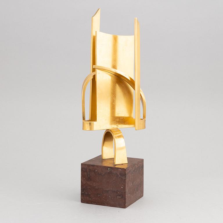 Bror Johansson, sculpture, metal, signed I Lorentz.