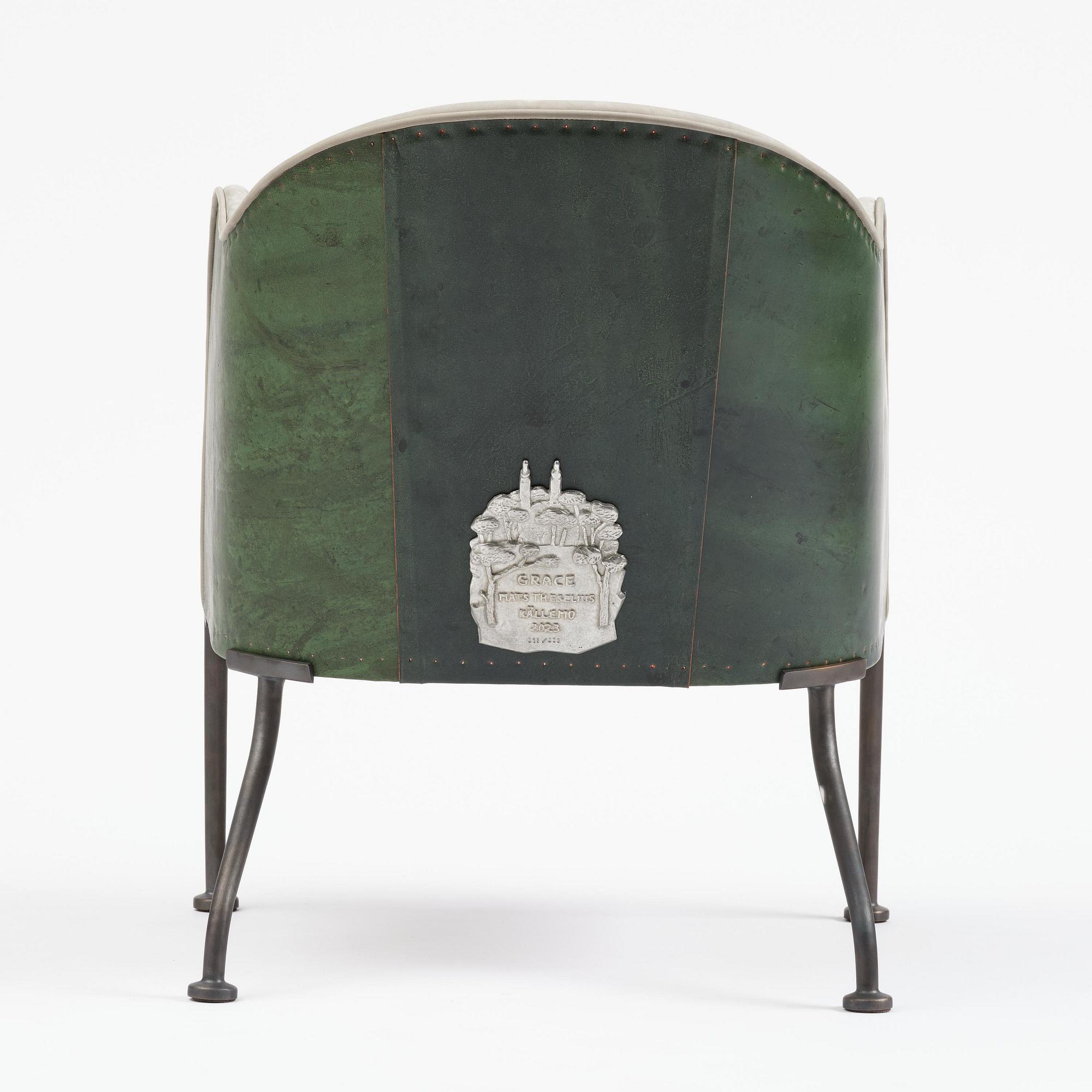 Mats Theselius, fåtölj, "Grace", ed. 218/223, Källemo, Värnamo, efter 2023.